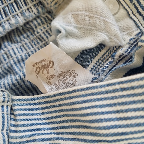 Vintage Chic blue and white stripe shorts - Picture 6 of 6